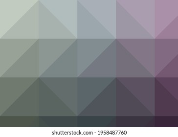 Abstract color Low-Polygones Generative Art background illustration