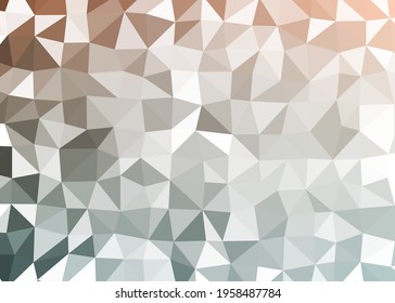 Abstract color Low-Polygones Generative Art background illustration