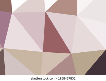 Abstract color Low-Polygones Generative Art background illustration