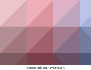 Abstract color Low-Polygones Generative Art background illustration