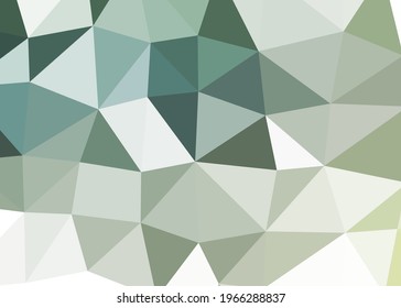 Abstract color Low-Polygones Generative Art background illustration