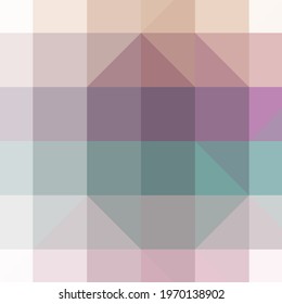 Abstract color Low-Polygones Generative Art background illustration