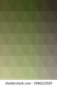Color abstracto Ilustración de fondo de arte generativo de bajo polígono