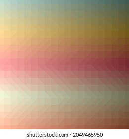 Abstract color Low-Polygones Generative Art background illustration