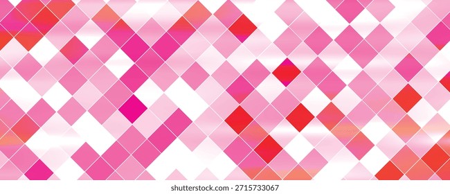 Ilustración de fondo de arte generativo de polígonos bajos de color Abstractas