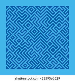 Abstract Color Maze Background Design