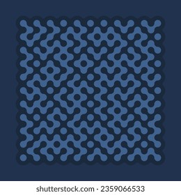 Abstract Color Maze Background Design