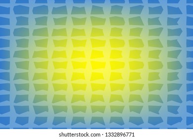 Abstract, color, mesh composition of volumetric, color angular segments on a gradient background. Vector image.