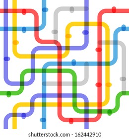 Abstraktes U-Bahn-Schema
