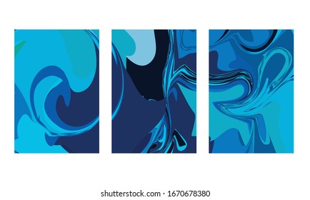 abstract color mix wall decoration