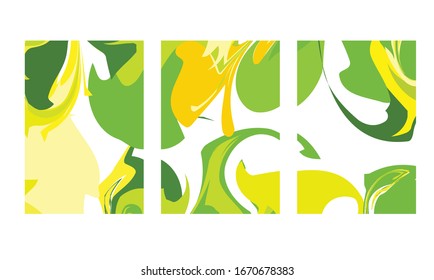 abstract color mix wall decoration