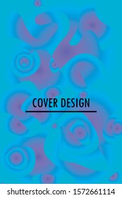 Abstract color modern geometric spots, vector background