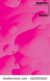 Abstract color modern geometric spots, vector background