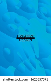 Abstract color modern geometric spots, vector background