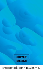 Abstract color modern geometric spots, vector background