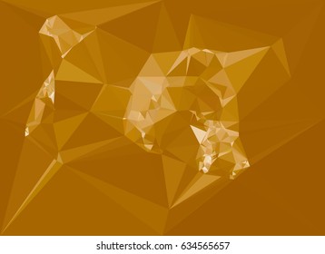 Abstract color monochrome mosaic backdrop. Geometric low polygonal background. Design element for book covers, presentations layouts, title backgrounds. Vector clip art.