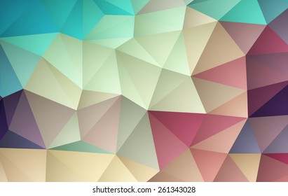 Abstract color mosaic background
