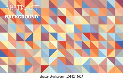 Abstract color mosaic background. Polygonal abstract background
