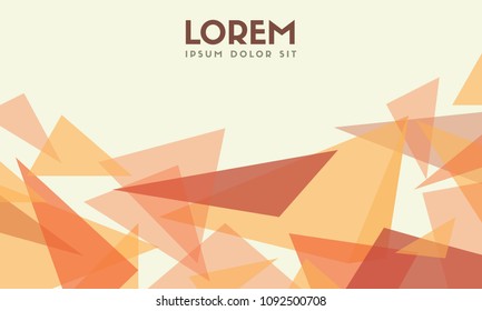 Abstract color orange design background