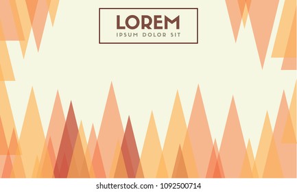 Abstract color orange design background
