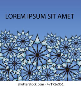 Abstract color ornaments background. Vector illustration
