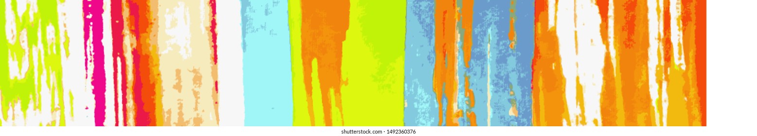 Abstract color paint strokes. Multicolored grunge background