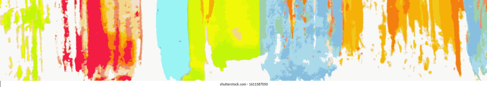 Abstract color paint strokes. Multicolored grunge background