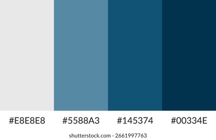 Abstract color palette banner versatile collection of shade and swatch