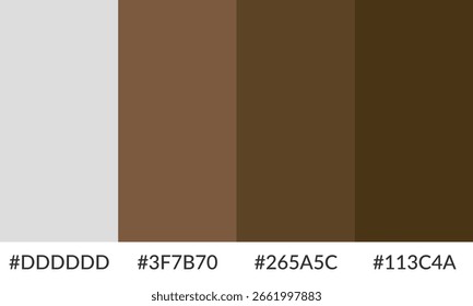 Abstractas paleta de colores Anuncio versátil colección de sombra y muestra