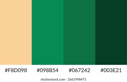 Abstract color palette banner versatile collection of shade and swatch