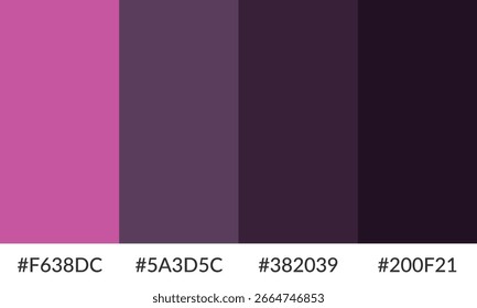 Abstract color palette banner versatile collection of shade and swatch