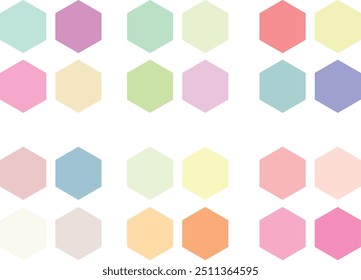 Abstract color And  palette guide