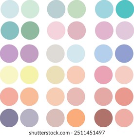 Abstract color And  palette guide