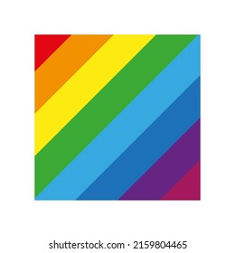 Abstract color palette. Rainbow graphic. Vector illustration. stock image. 