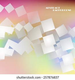 Abstract color paper background, vector art Illustration