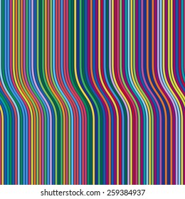 abstract color parallel bend lines