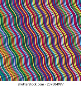 abstract color parallel bend lines
