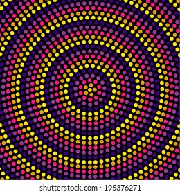 Abstract color pattern circle Disco