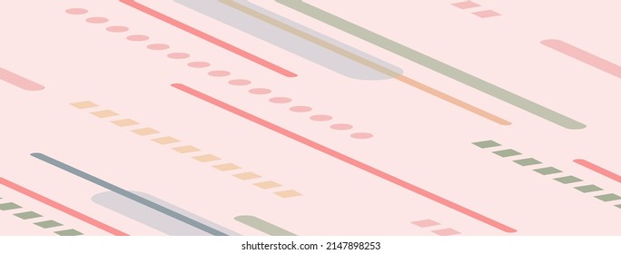 Patrón de color abstracto con diferentes formas geométricas. Ilustración para texturas, textiles, antecedentes sencillos y diseño creativo