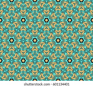 Abstract color pattern in the form of a multicolored mosaic with elements of lace and floral ornament. vector illustration. For textiles, design, wallpapers, greeting cards, products for home
