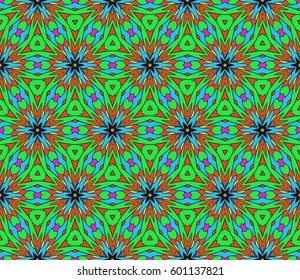 Abstract color pattern in the form of a multicolored mosaic with elements of lace and floral ornament. vector illustration. For textiles, design, wallpapers, greeting cards, products for home