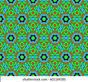 Abstract color pattern in the form of a multicolored mosaic with elements of lace and floral ornament. vector illustration. For textiles, design, wallpapers, greeting cards, products for home