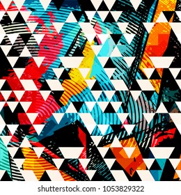 abstract color pattern in graffiti style. Quality vector illustration for your design