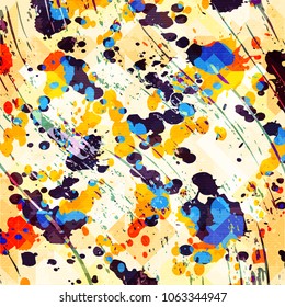 abstract color pattern in graffiti style quality vector illustration for your design