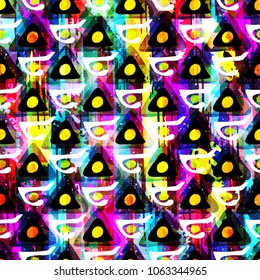 abstract color pattern in graffiti style quality vector illustration for your design