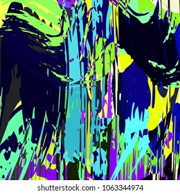 abstract color pattern in graffiti style quality vector illustration for your design