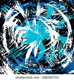 abstract color pattern in graffiti style quality vector illustration for your design