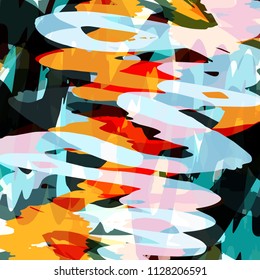 abstract color pattern in graffiti style Quality vector illustration for your design