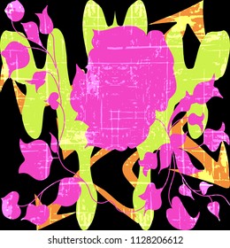 abstract color pattern in graffiti style Quality vector illustration for your design