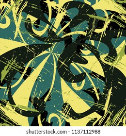 abstract color pattern in graffiti style Quality vector illustration for your design